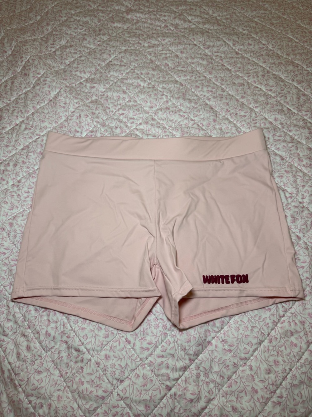 White Fox Boutique Blush Pink Active Shorts